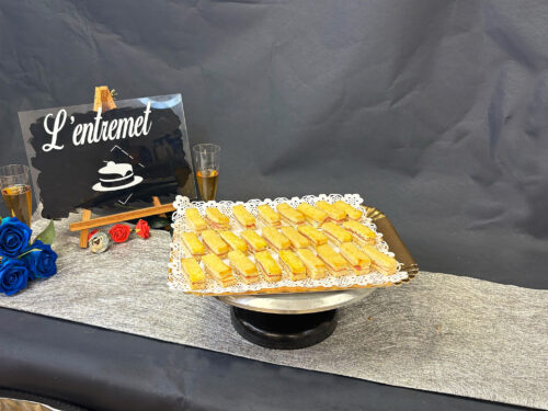Mini croques jambon truffe