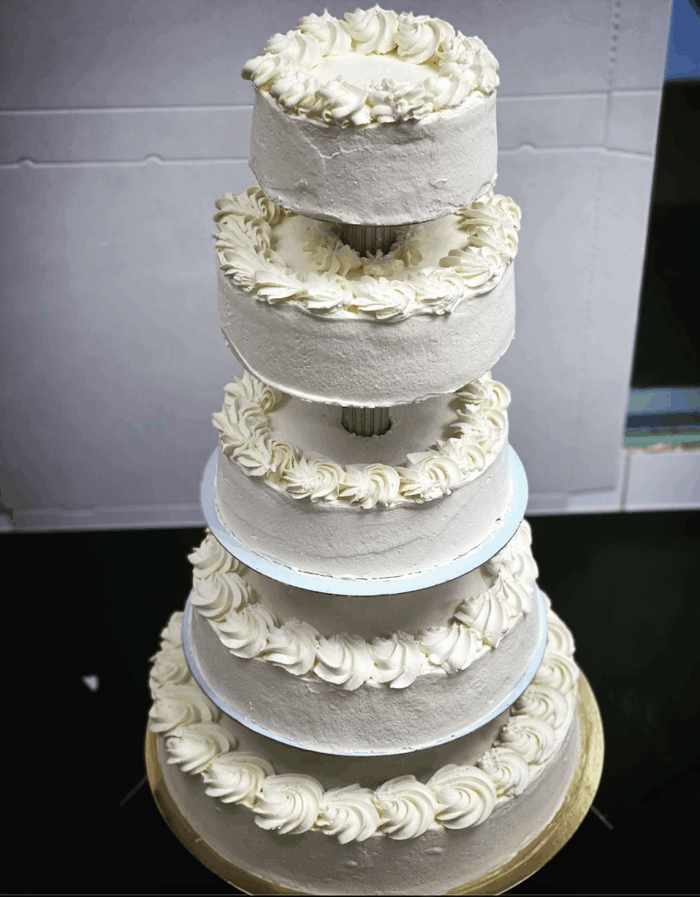 Gâteau mariage à étage